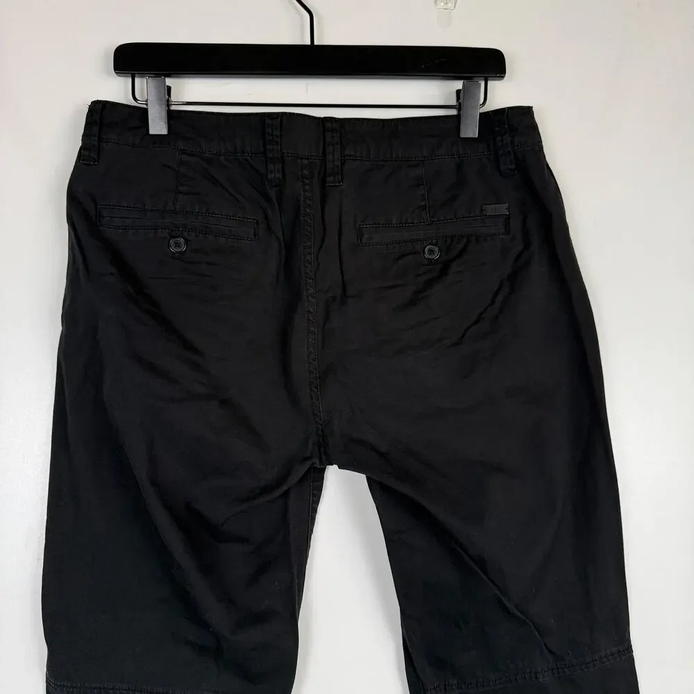 A|X Armani Exchange Slim Fit Chino Pants Black Mens - 33 33x30